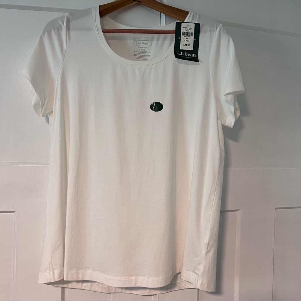 L.L. Bean Women's Classic White Tee
